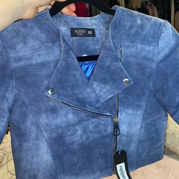 Aleeza Paris 100% Lamb Suede Leather - Picture 3 of 17